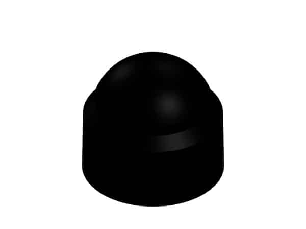 Hexagonal protective cap (outside round)