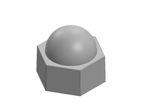 Capuchon de protection hexagonal (hexagone extérieur)