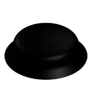Capuchon à tête plate pour couvrir les vis métalliques avec des formes de tête spéciales