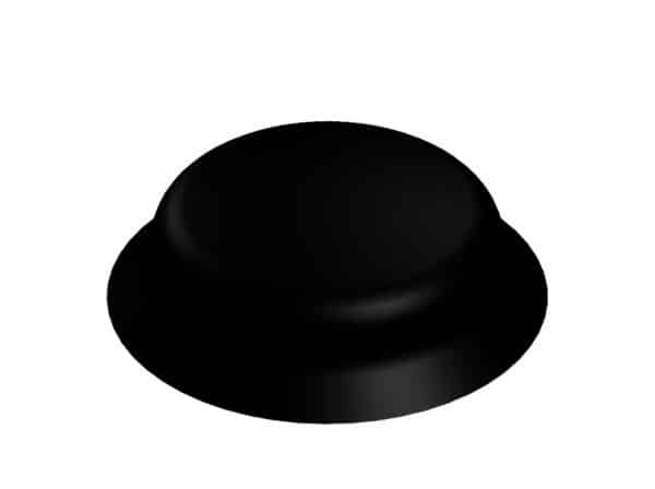 Capuchon à tête plate pour couvrir les vis métalliques avec des formes de tête spéciales