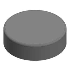 Capuchon à tête plate pour couvrir les vis métalliques avec des formes de tête spéciales pour les vis de chevilles pour cadres