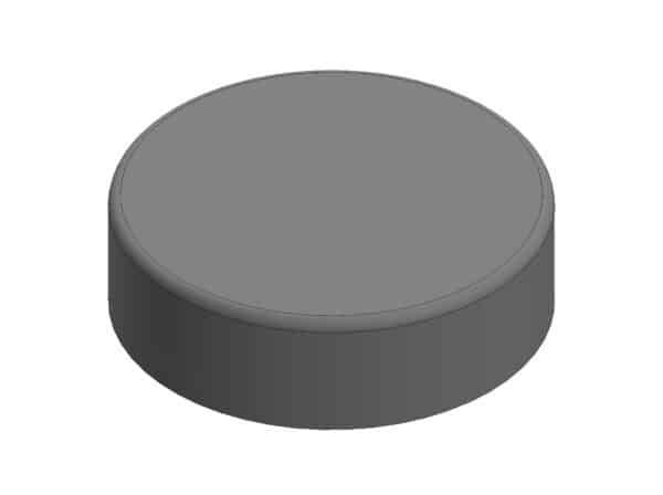 Capuchon à tête plate pour couvrir les vis métalliques avec des formes de tête spéciales pour les vis de chevilles pour cadres