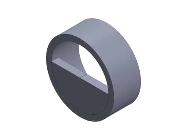 Accroche pour cadre photo avec demi-cercle dentelé et bourrelet
